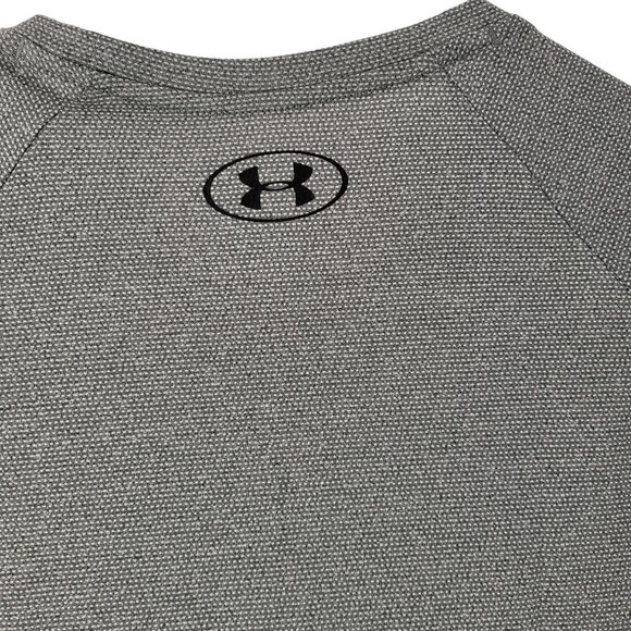 Under Armour HeatGear Mens Short Sleeve Shirt M Gray NWT - Picture 3 of 11